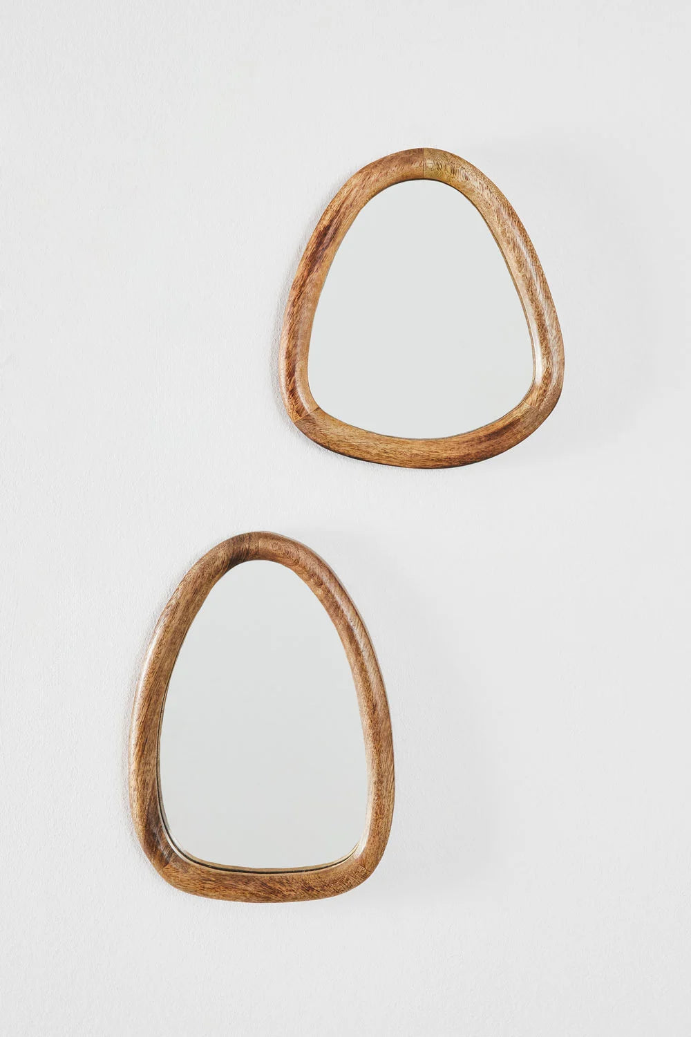 Gabael Organic Mango Wood Wall Mirror (30x21 cm)