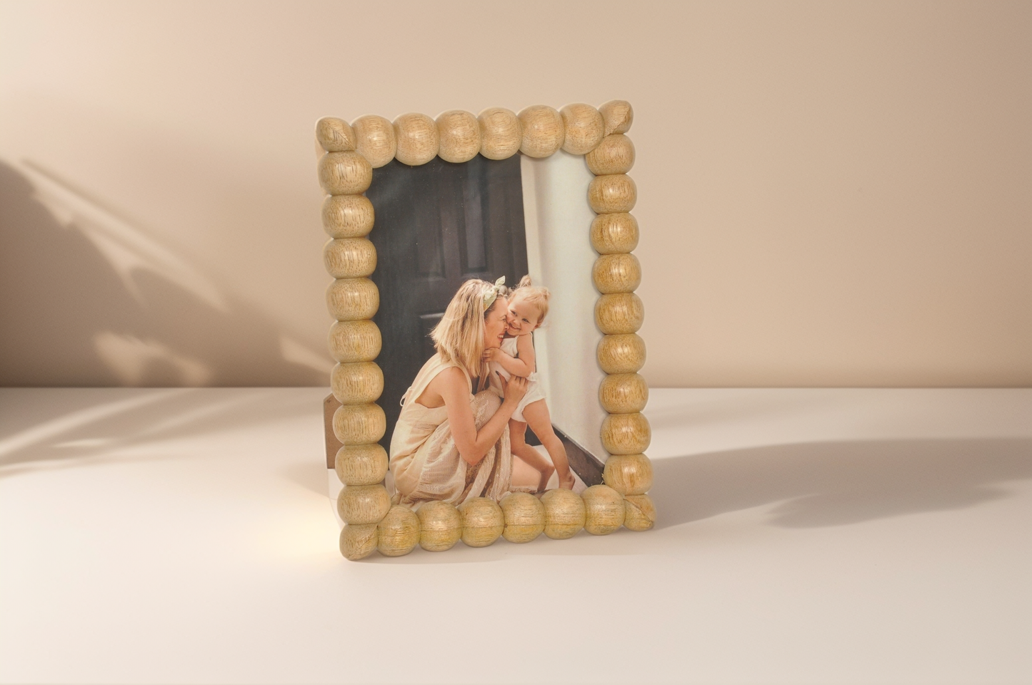 Handcrafted Wooden Bubbles Photo Frame 15x20 cm