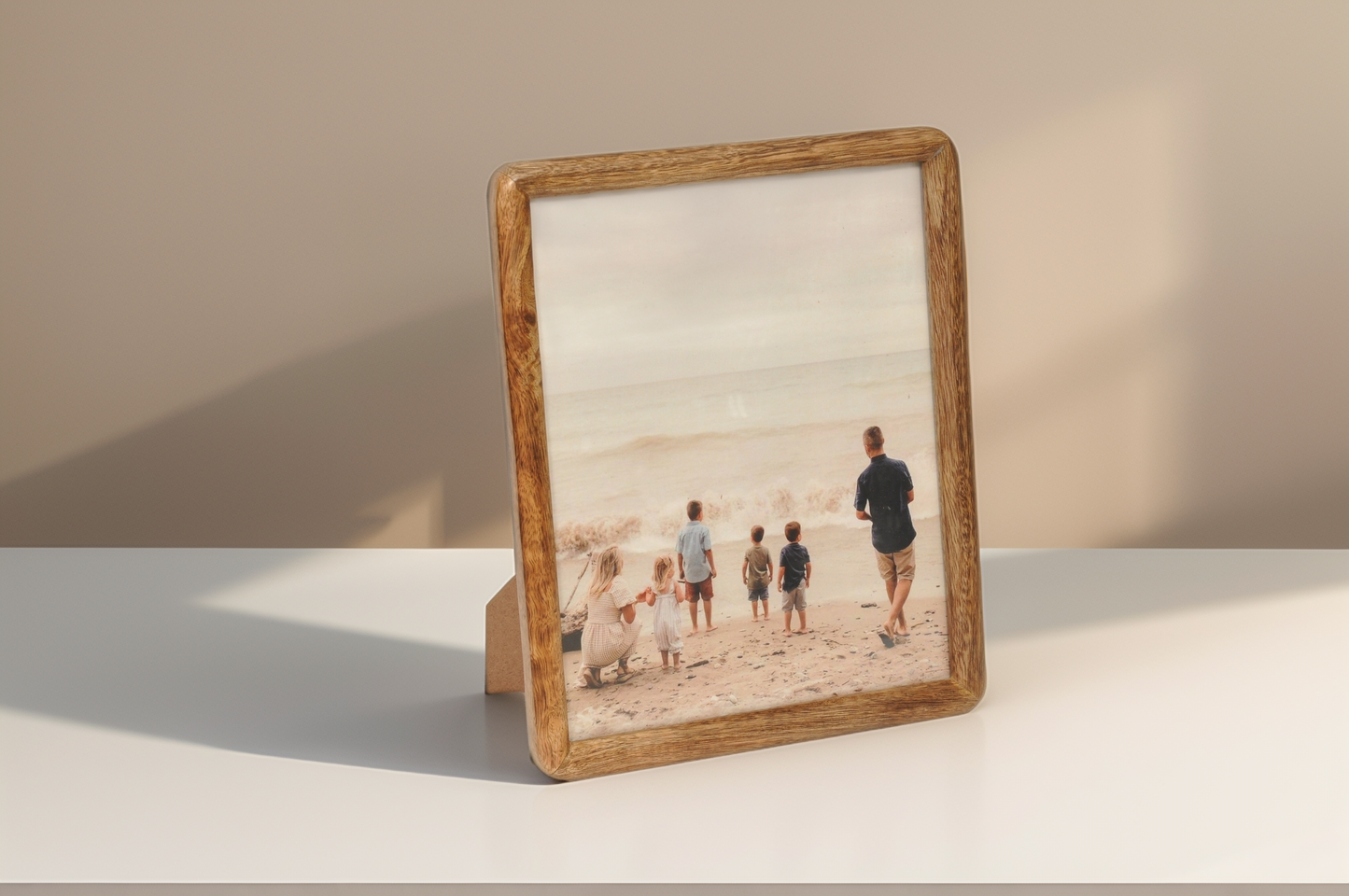 Handcrafted Wooden Photo Frame 22x27 cm