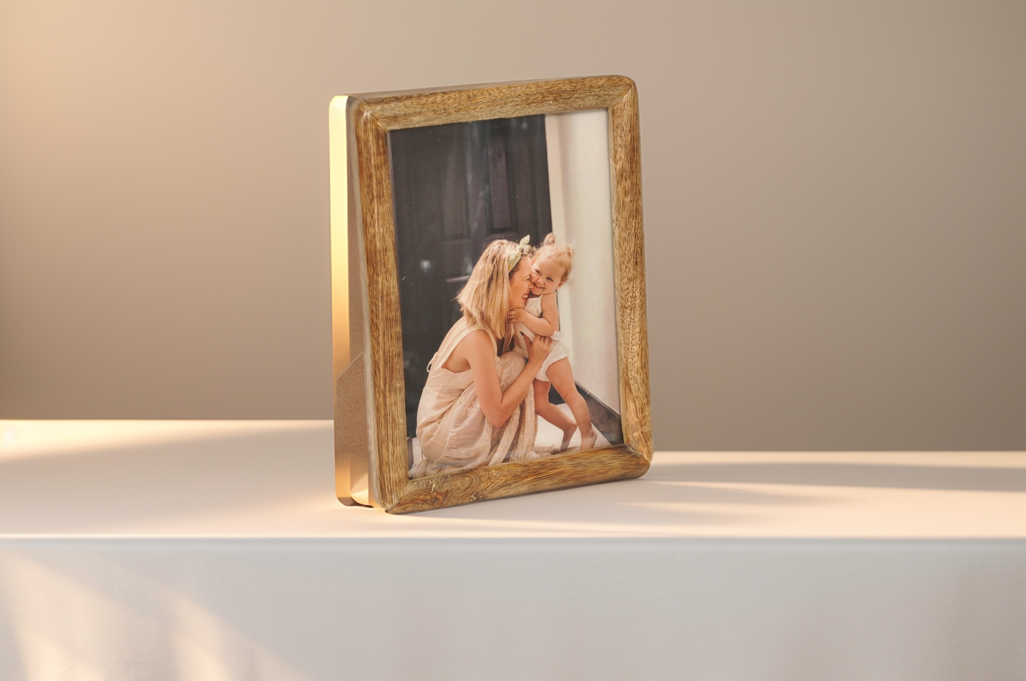 Handcrafted Wooden Photo Frame 15x20 cm