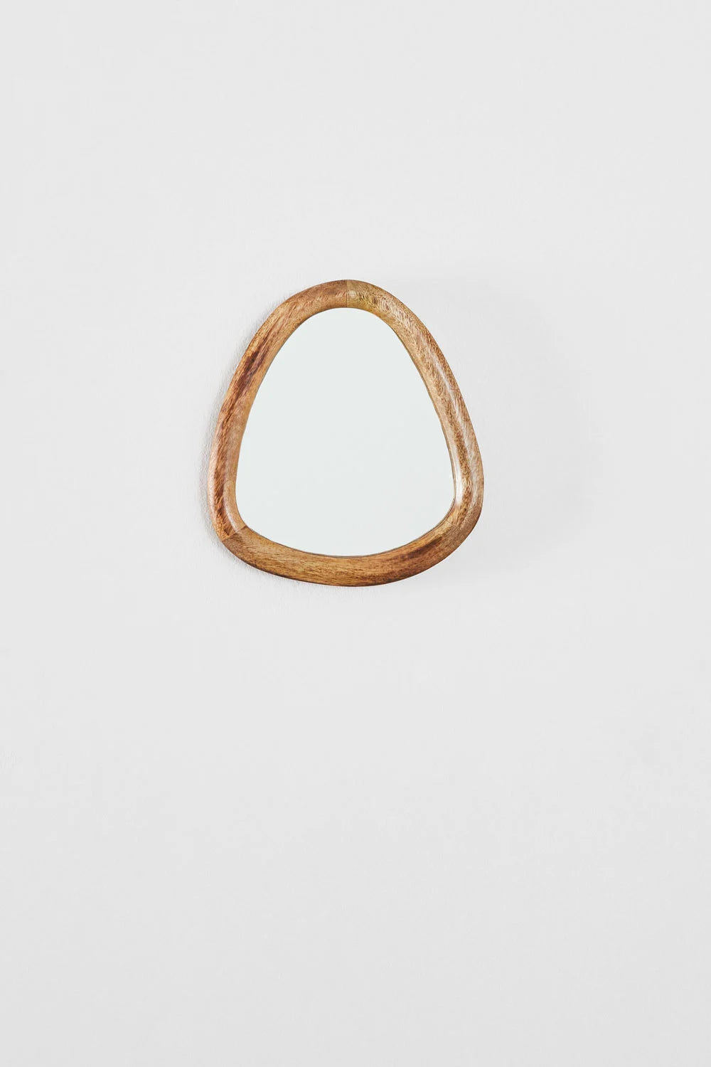 Gabael Organic Mango Wood Wall Mirror (25x22 cm)