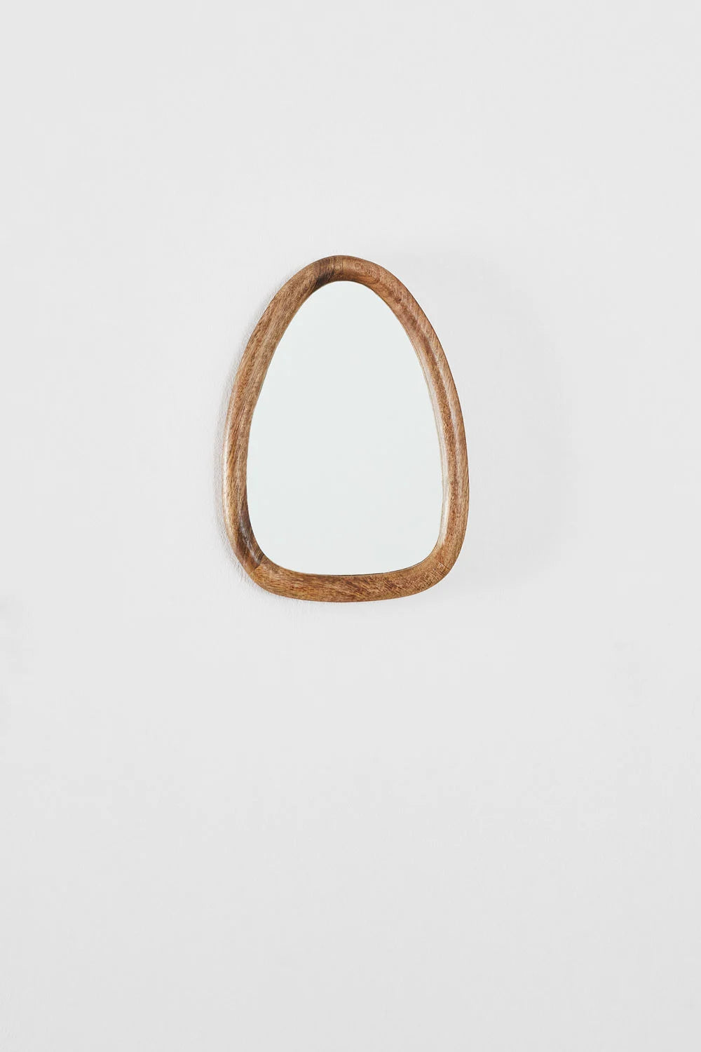 Gabael Organic Mango Wood Wall Mirror (30x21 cm)