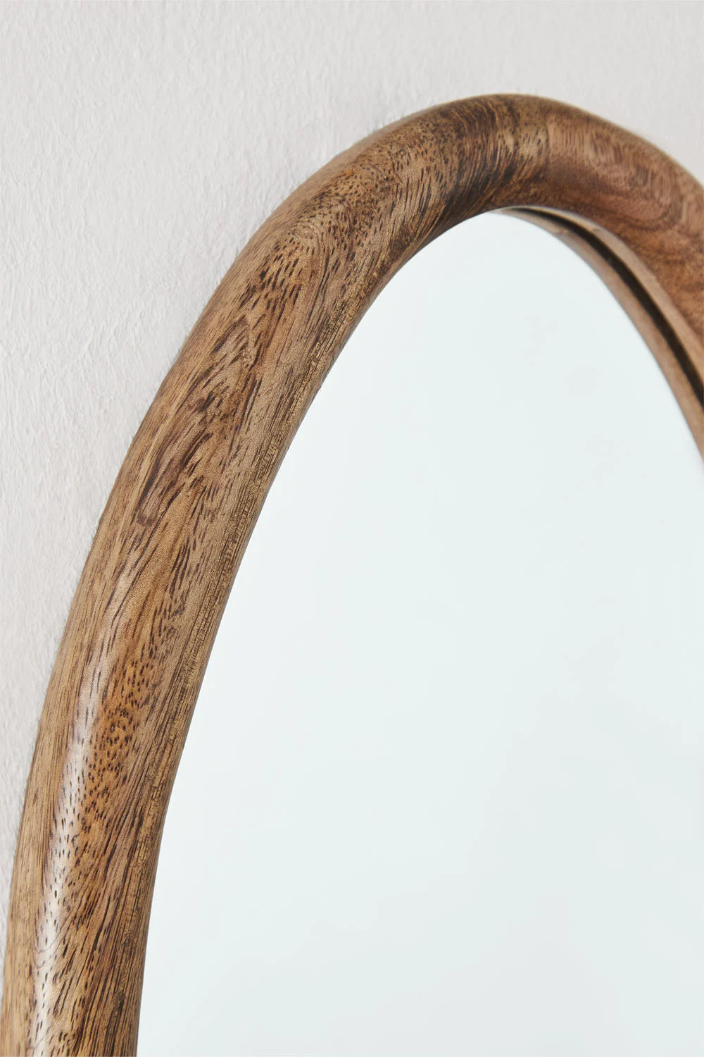 Gabael Organic Mango Wood Wall Mirror (30x21 cm)