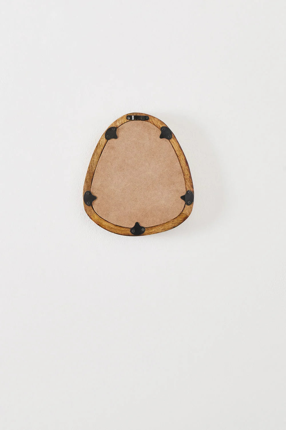 Gabael Organic Mango Wood Wall Mirror (25x22 cm)
