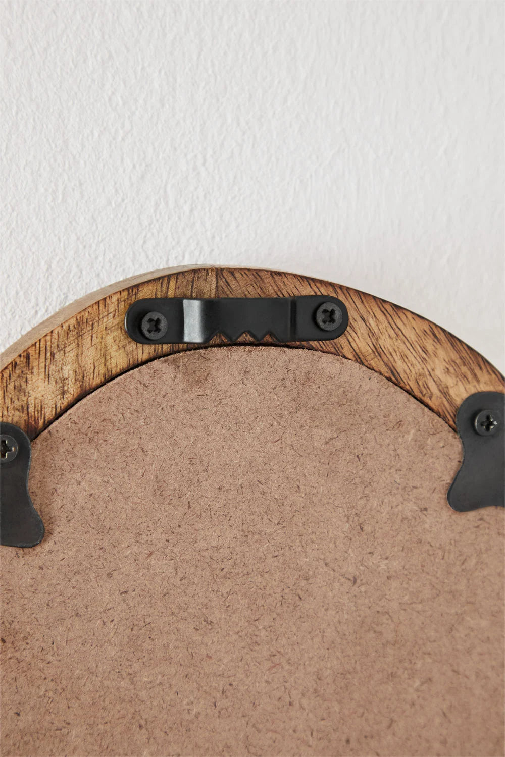 Gabael Organic Mango Wood Wall Mirror (25x22 cm)