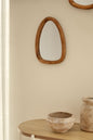 Gabael Organic Mango Wood Wall Mirror (30x21 cm)