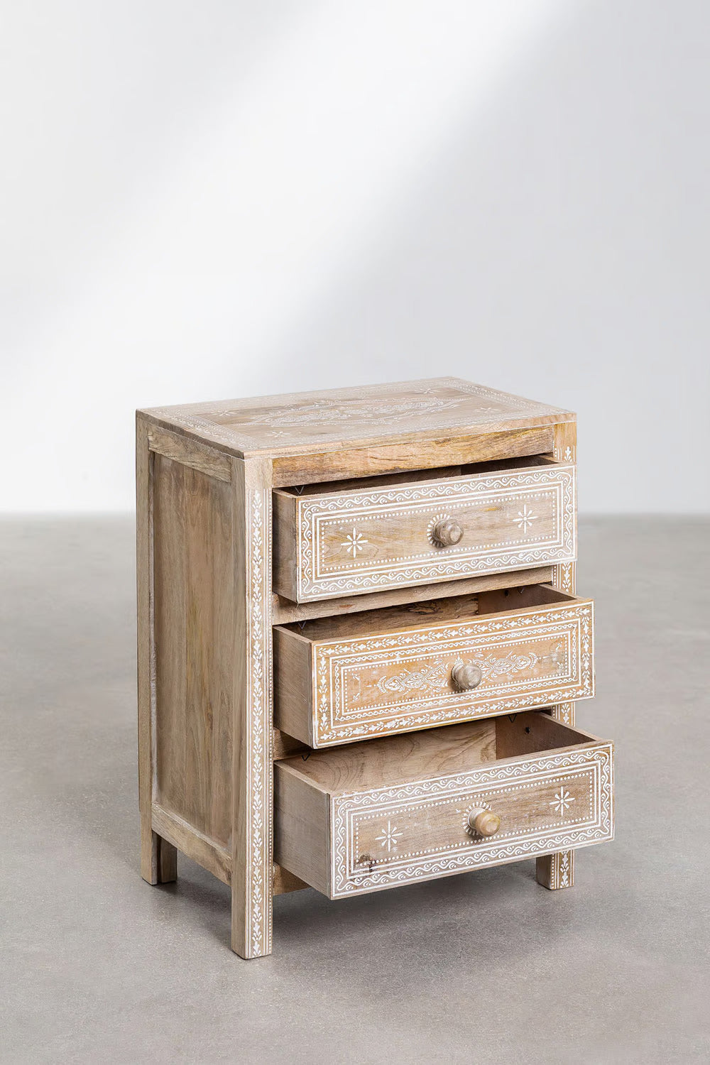 Bakam mango wood nightstand