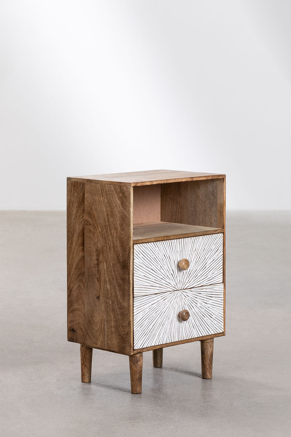 Kaobany Mango Wood Nightstand