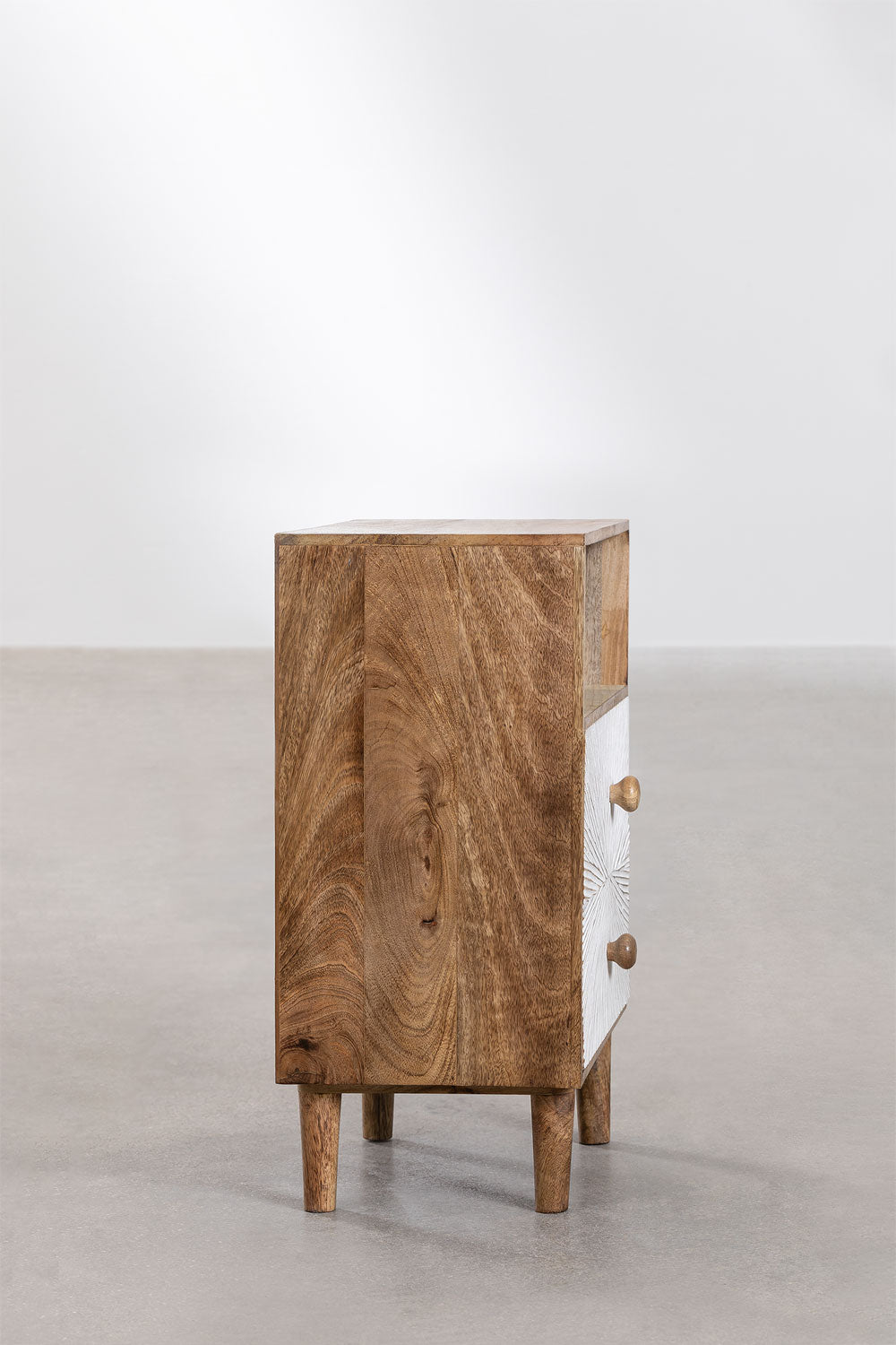 Kaobany Mango Wood Nightstand