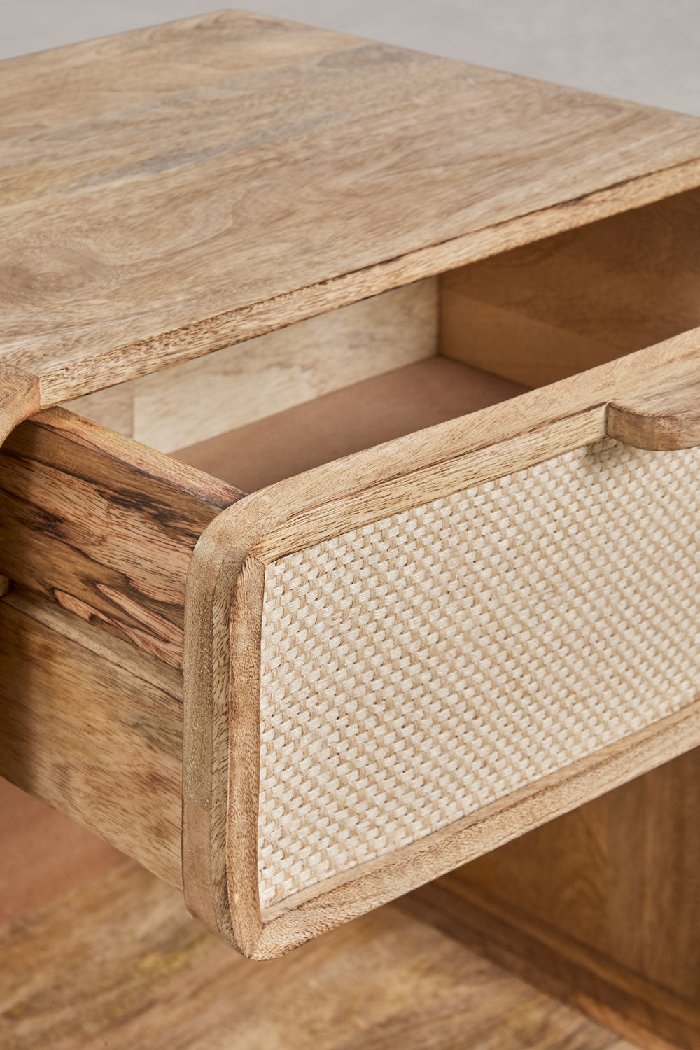 Abrams Rectangular Bedside Table (50x40 cm)