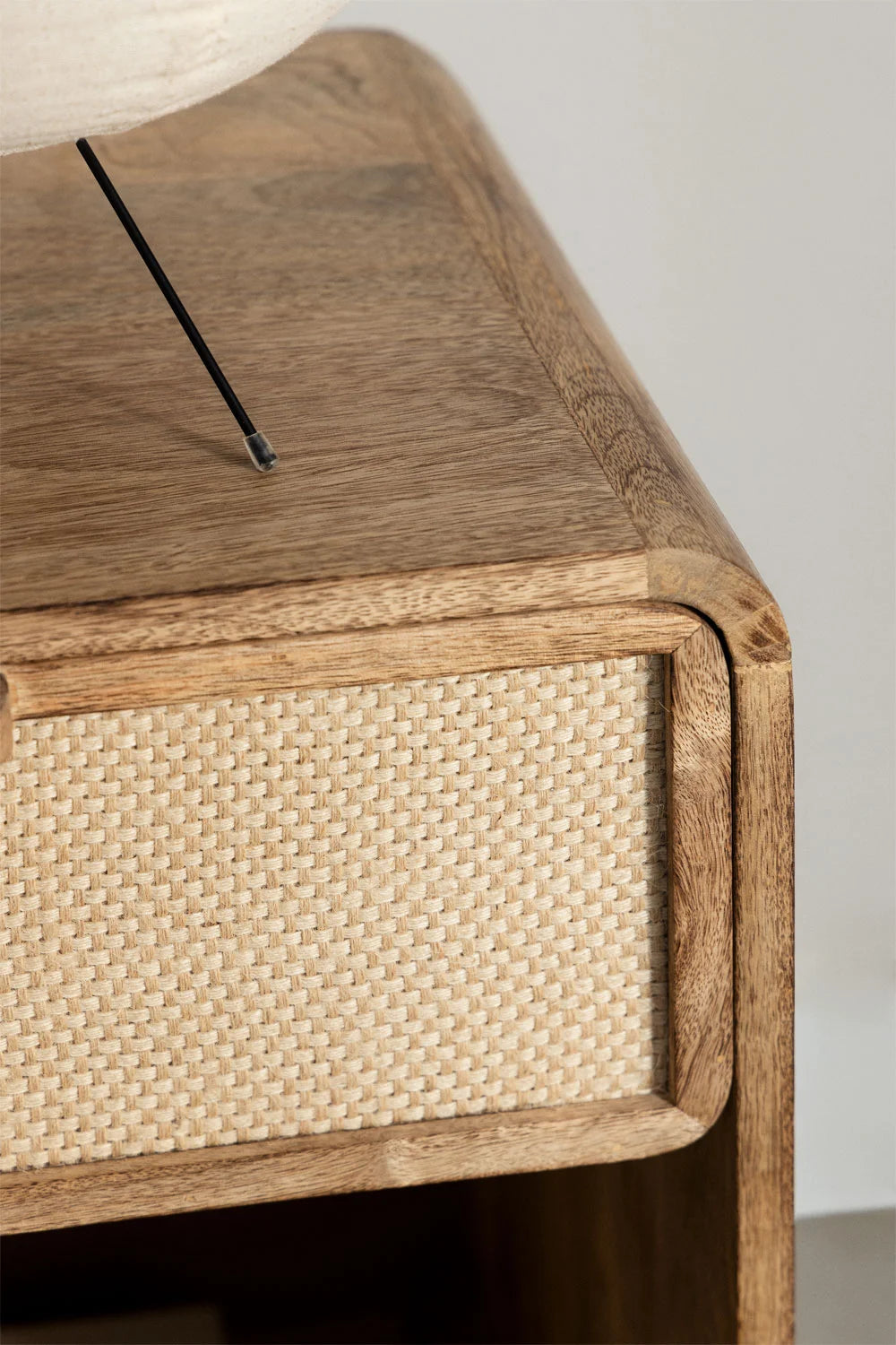 Abrams Rectangular Bedside Table (50x40 cm)