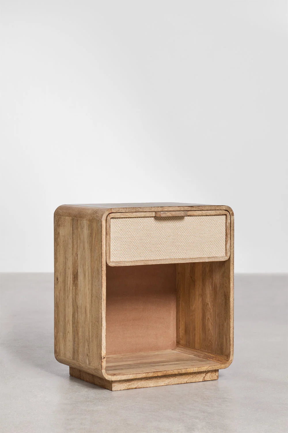 Abrams Rectangular Bedside Table (50x40 cm)