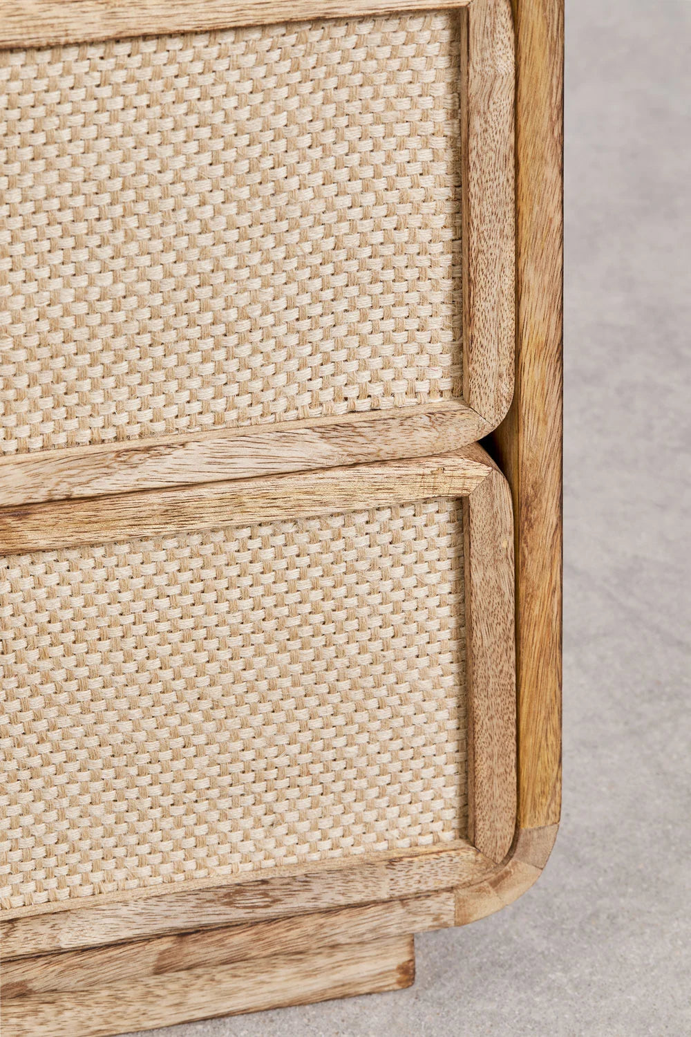 Abrams Rectangular Bedside Table (50x35 cm)