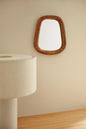 Gabael Rectangular Mango Wood Wall Mirror (19x22 cm)