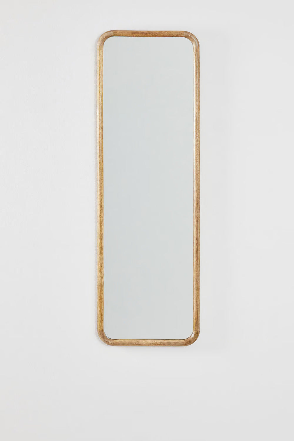 Rectangular wall mirror in mango wood (36.5x115 cm) Mirtzia