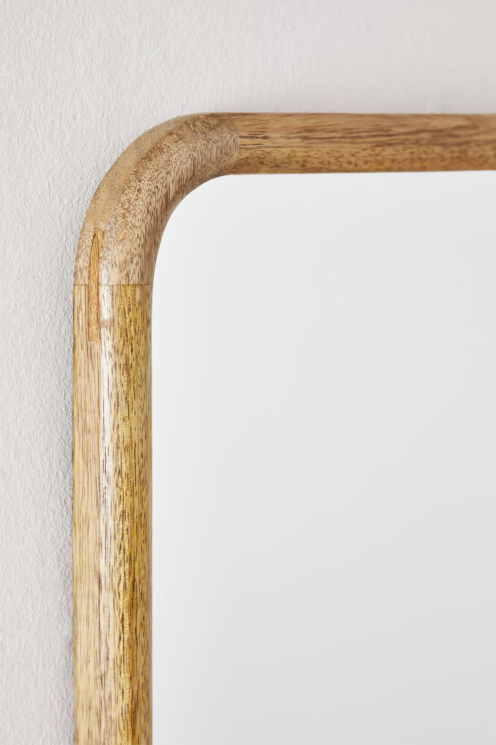 Rectangular wall mirror in mango wood (36.5x115 cm) Mirtzia
