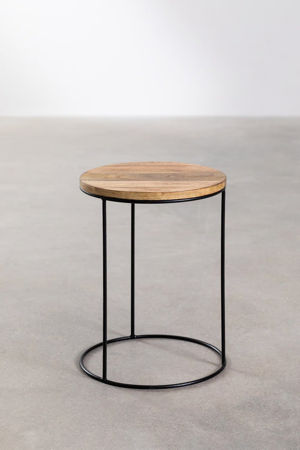 Round side table in mango wood (Ø30 cm) Tannam